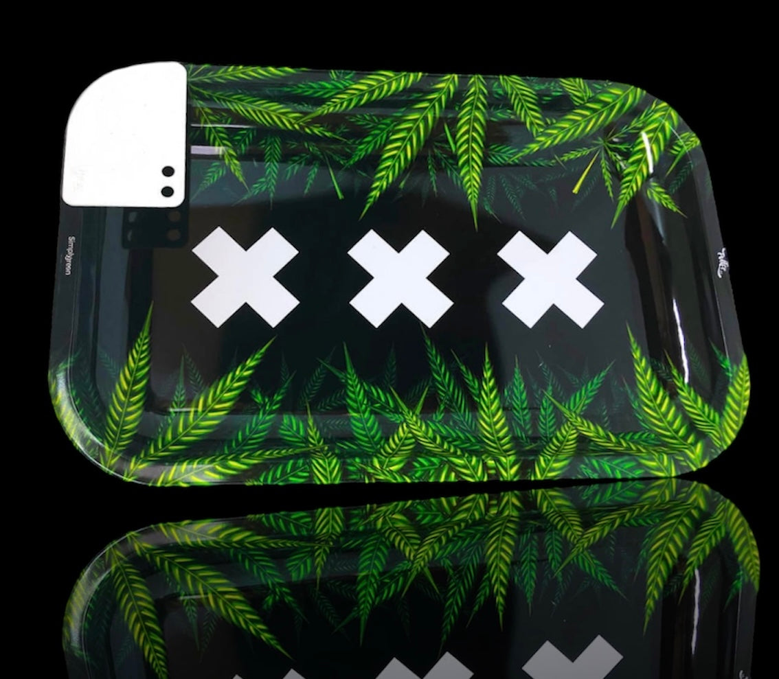 VASSOIO ROLLAGGIO MEDIO BEST BUDS XXX CON GRINDER CARD MAGNETICA